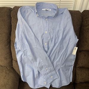 Old Navy blue dress shirt